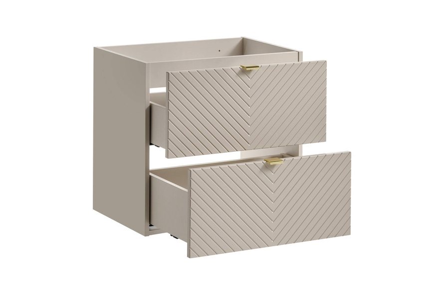 Szafka Pod Umywalkę 2 Szuflady 60 cm Viva Cashmere