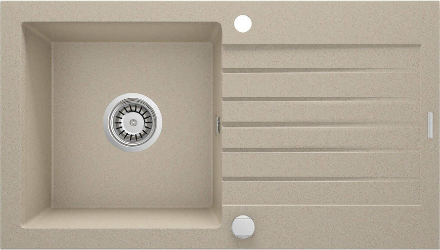 Zlewozmywak granitowy 1-komorowy z ociekaczem Zorba