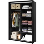 ARTI AR-21 - Szafa Przesuwna 2-drzwiowa Czarna/Dąb Artisan