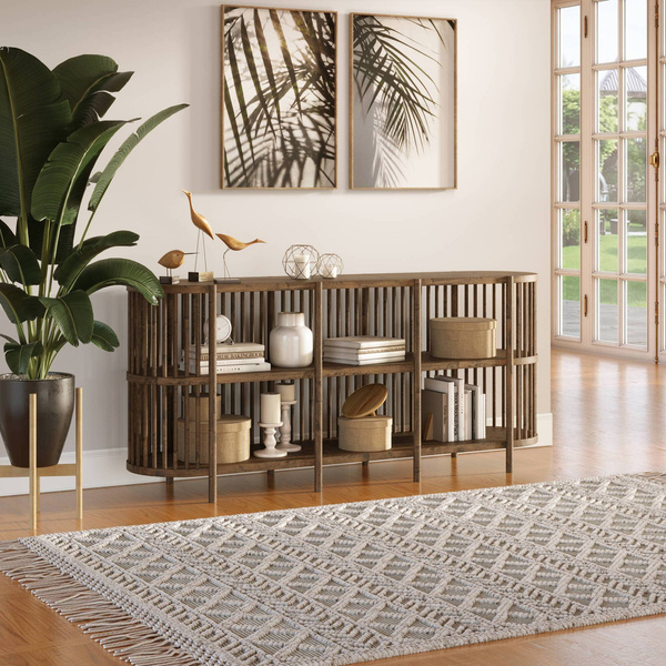 Jasnobrązowa komoda drewniana Avola AV2185-72