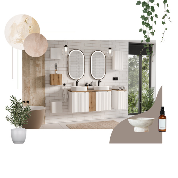 Blat Łazienkowy 80 cm NOVA WHITE