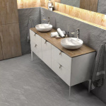 Oristo Szafka pod umywalkę 80 cm SIENA biały połysk