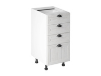 Szafka Kuchenna Dolna 4 Szuflady D40S4 Prowansja Sosna Andersen Biały Mat