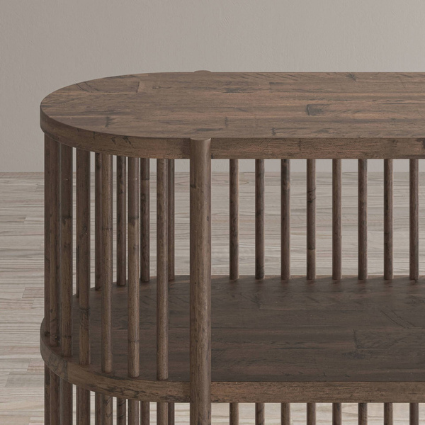 Jasnobrązowa komoda drewniana Avola AV2185-72