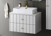 ELEGANTE-06 - Szafka pod Umywalkę 2S 80 cm Biały Mat