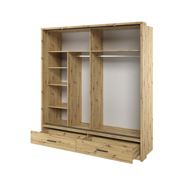 ARTI AR-05 - Szafa 2D2S Z Oświetleniem Dąb Artisan