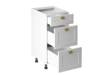 Szafka Kuchenna Dolna 3 Szuflady D40S3 Linea White Biały Mat