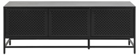 Kredens Newcastle Metalowy Czarny Mat 3D 160