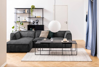 Actona Zestaw Stolików Kawowych Infinity Czarny