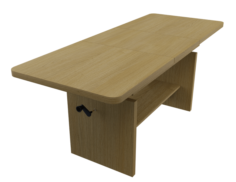 JANEK - Ławostół Ława Rozkładana Stolik Kawowy Hikora