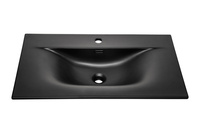 Umywalka Meblowa Ceramiczna 80 cm SKY 1 BLACK MATT 80 E-8099-80 Czarny Mat