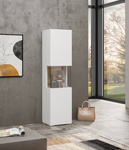 Ava Witryna 1-drzwiowa Biały Mat/Dąb Wotan