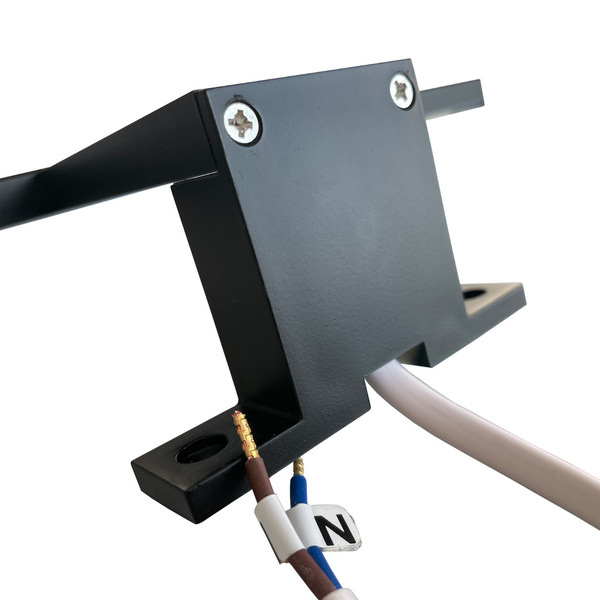 ALA - Lampa LED Nad Szafkę 80 cm Czarny IP44 230V