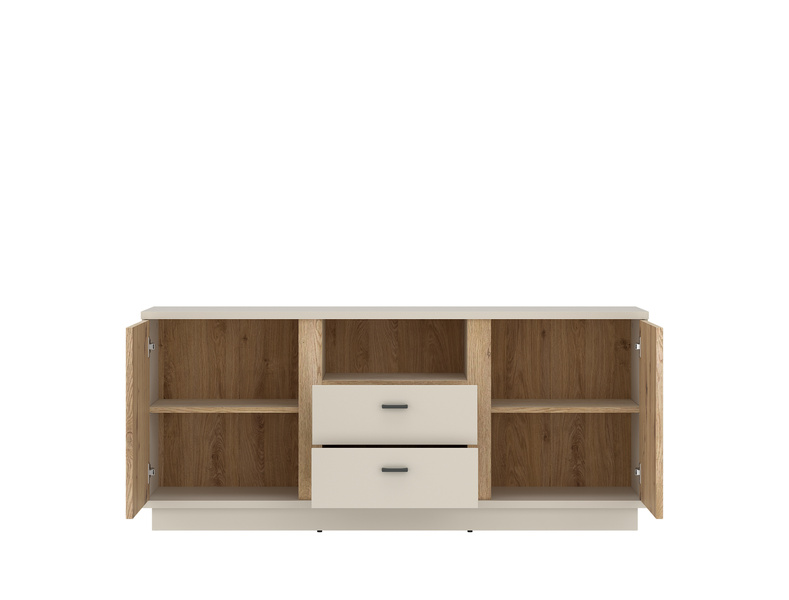 Mosano LUSF101 - Komoda RTV 2D2S Cashmere Dąb Cremona