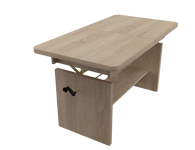 JANEK - Ławostół Ława Rozkładana Stolik Kawowy Dąb Sonoma