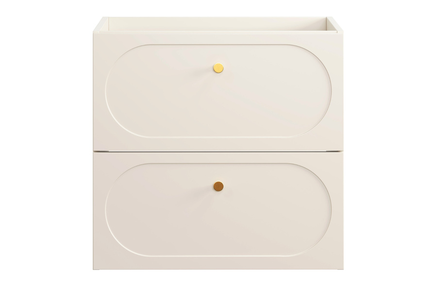 Szafka Pod Umywalkę 60 cm 2 Szuflady Donna Sand