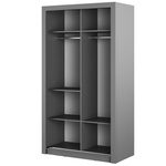 ARTI AR-19 - Szafa Przesuwna 2-drzwiowa 120 cm Szara