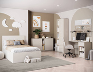 Fano FANF01 – Komoda RTV 2 Szuflady Kaszmir/Dąb Karmel