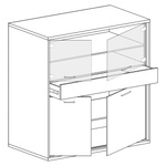 MEDIOLAN-5 - Witryna 4D1S Hikora