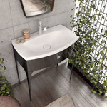 Oristo Szafka pod umywalkę 82 cm 1S LOUIS granatowa mat