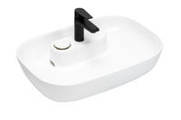 Umywalka Nablatowa Ceramiczna UN-POLA-GW Biały Połysk