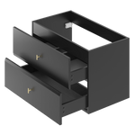 RAY-01 - Szafka pod Umywalkę 2S 80 cm Czarny Mat