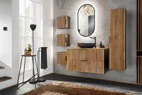 Zestaw 100 cm Xilo Black z umywalką MONA-MB12