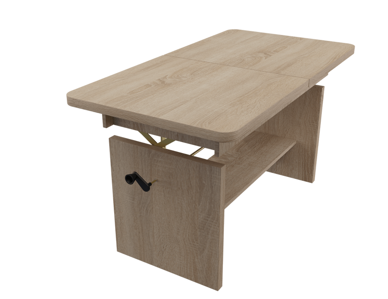 JANEK - Ławostół Ława Rozkładana Stolik Kawowy Dąb Sonoma