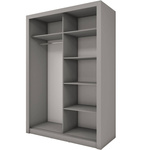 IDEA ID-17 - Szafa Przesuwna 2-drzwiowa Szara