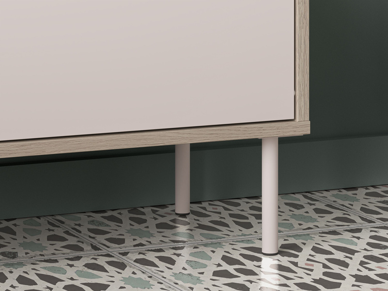 Szafka Na Buty 1D z Siedziskiem VOCO 06 Cashmere Dąb Cremona Terracotta