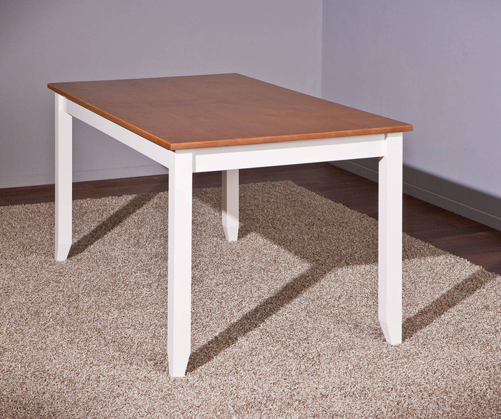 Stół jadalniany WESTERLAND 1 drewniany biały