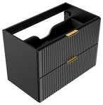 Szafka pod umywalkę 80 cm ADEL BLACK