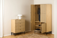 Actona Szafa 4-drzwiowa Albany Dąb Naturalny