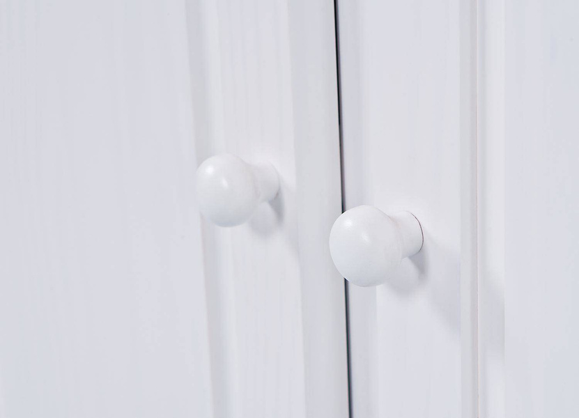 Kredens VALENCIA drewniany biały