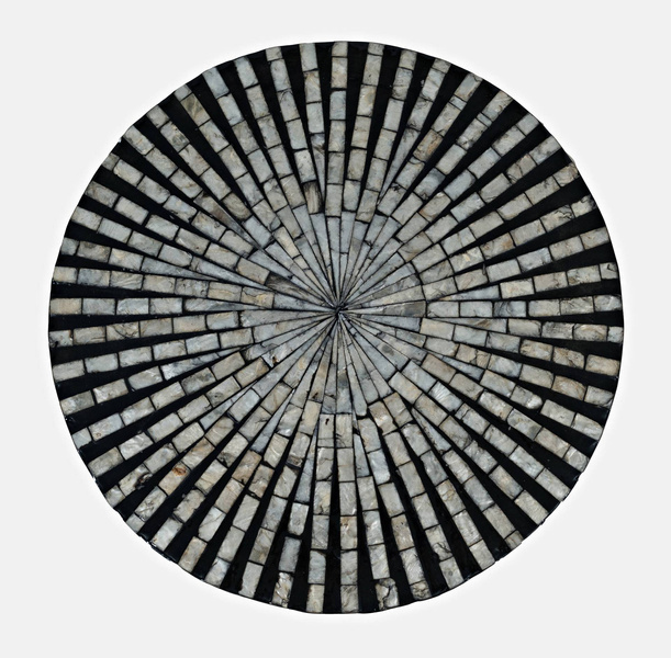 AV1730-28B Stolik okrągły Avola Black Multi