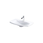 Oristo Szafka z umywalką 82 cm Z NÓŻKAMI 1S LOUIS granatowa mat