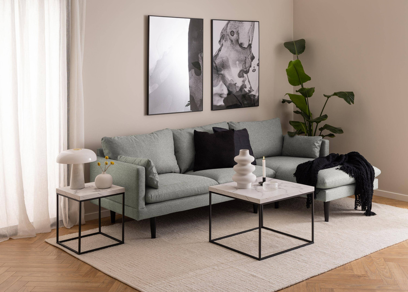 Actona Stolik Kawowy Kwadratowy Barossa Biały