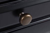 AV275-22  Szafka 1D/1S Avola Antique Black