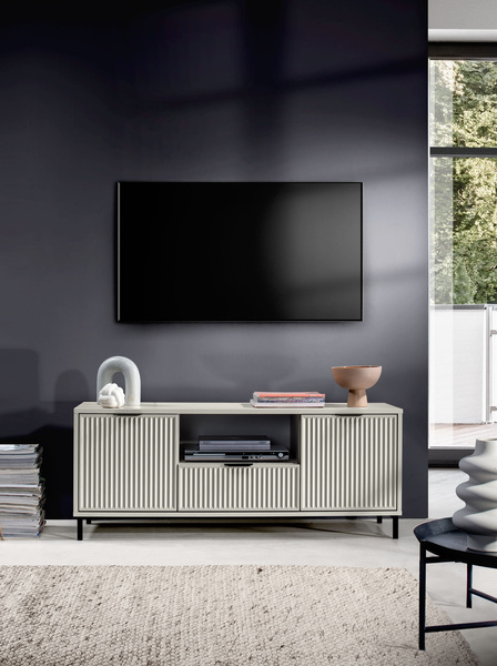 LINKaSTYLES-3 - Komoda RTV 2D1S Cashmere