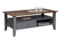 Stolik kawowy LUZERNA drewniany szary