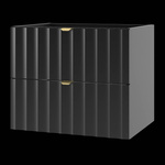 ARCOS-06 - Szafka Pod Umywalkę 2S 60cm Czarny Mat