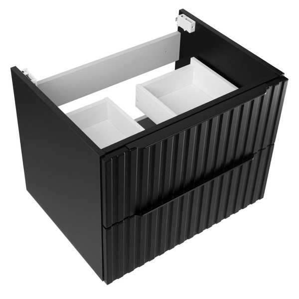 Astor Zestaw Amy 60 cm Szafka z Umywalką Czarny Mat