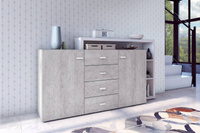 Bota Komoda 2D4S z Nadstawką Biały / Beton Colorado