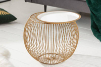 Stolik kawowy Storage II 41 cm złoty_01