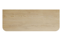 Zestaw Szafka z Blatem i Umywalka Nablatowa 120 cm Ovalia Cremona