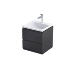 Oristo BRYLANT UNI Szafka podumywalkowa 50 cm czarny mat