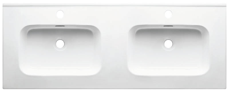 GO120D-8095 umywalka meblowa podwójna 121 x 46cm