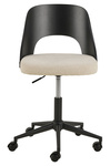 Actona Krzesło Biurowe Lucy Beżowy Czarny mat