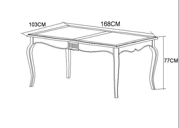 Venezia Bianco VEB810K Stół 168cm_01