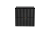 Szafka 60 cm ADEL BLACK z blatem 